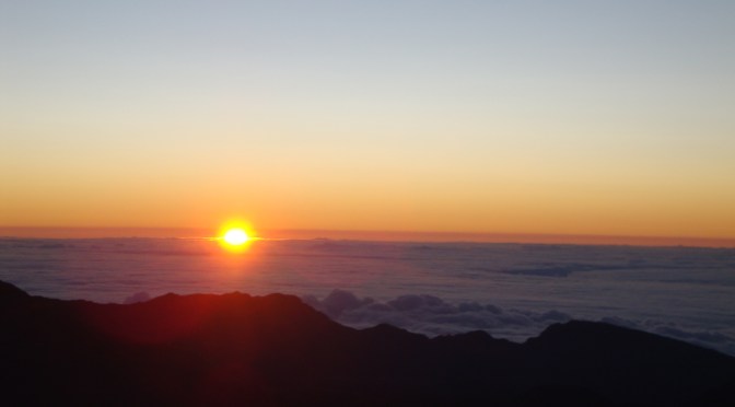 Sunrise at Haleakala